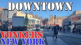 Yonkers - New York - 4K Downtown Drive