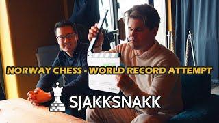 Norway Chess 2024, Chess Marathon World Record - SjakkSnakk