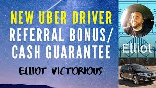 New Uber Driver Referral Bonus & Cash Guarantee - A Rideshare Driver Explains In The Uber App