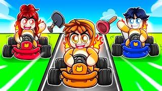 CART RACING in Party Animals!