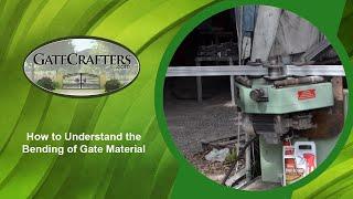 How To understand The Bending of Gate Material