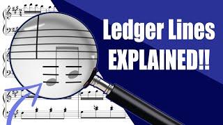 LEDGER LINES and HOW TO read them!!