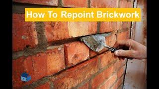 How To Repoint Old Brickwork -  The Easy Way With No Experience