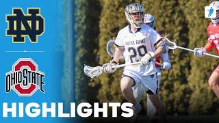 Notre Dame vs Ohio State | NCAA College Lacrosse | Highlights - March 08, 2025