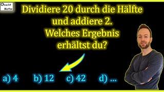 Warum machen viele DIESEN Fehler hier?!  Mathe Basics #490 #obachtmathe #rätsel #quiz