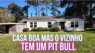 A casa é muito boa  mas o vizinho tem um pitbull 