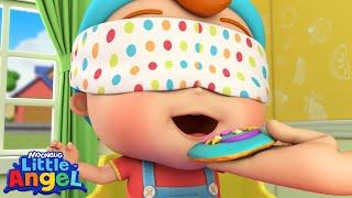 Baby John Tries New Food - Little Angel | Food Cartoons & Nursery Rhymes | Moonbug Kids