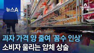 과자 가격 슬쩍 양 줄여 ‘꼼수 인상’…소비자 울리는 얌체 상술 | 뉴스A