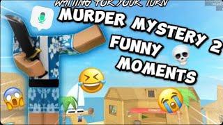 CRAZY MM2 MOMENTS *FUNNY VC CRAZY (Murder Mystery 2 )