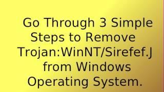 Trojan:WinNT/Sirefef.J : Remove Trojan:WinNT/Sirefef.J