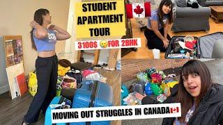 Apartment Tour in Canada | Moving out Vlog | Life in Canada as a student | Yourbossgirl