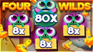 FOUR WILDS AND ONE EPIC WILD On GET THE CHEESE SLOT!!