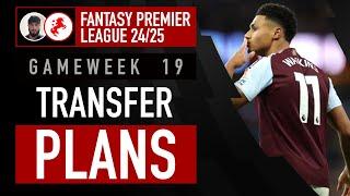 AVOID SARR⁉️ & 32K OR| FPL GAMEWEEK 19 TRANSFER PLANS | Fantasy Premier League Tips 2024/2025