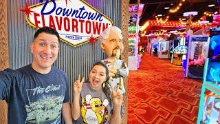 Exploring the Downtown Flavortown Arcade in Pigeon Forge!