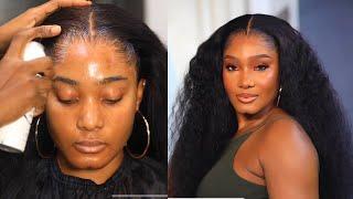 A BOMB HAIR TUTORIAL | HOW TO INSTALL FRONTAL WIG WITH WIDOWS PEAK FT YOLISSA HAIR