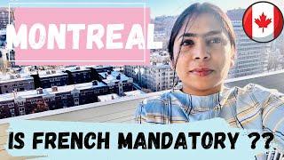 Is French mandatory for part-time jobs in Montreal?