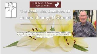 The death has occurred ofJames (Jimmy) O Connell Rip.