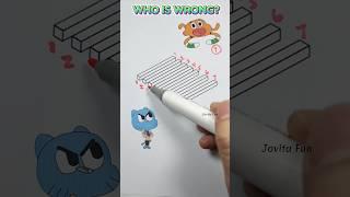 Who is wrong? Gumball or Darwin? #shortsviral #jovitafun #gumball