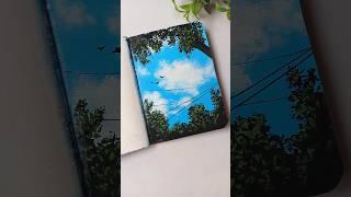 Easy Sky Painting Ideas For Beginners #art #shorts #painting #sky #satisfying