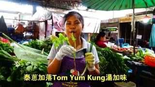 【清邁市場】學煮泰菜,第1堂,上街市學材料Chiang Mai cooking class 1 lesson ingredient