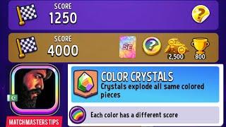 Match Masters Solo Challenge Score Rally Color Crystals Rainbow 4000 Score || Match Masters Tips