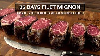 35 Days FILET MIGNON Dry Aged Experiment!