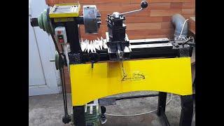 DIY Metal Lathe Machine - Easy and good job