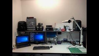 A tour of my Electronics lab (lab tour / workbench) (new tour video online now)