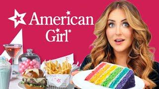 I Ate EVERYTHING at the AMERICAN GIRL RESTAURANT