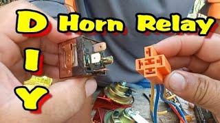 How to install horn Relay | 5 pin relay | DIY Horn relay (MisterHouseHusband)