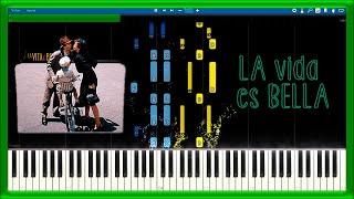 LA VIDA ES BELLA  Theme Song  [Reactive Visualizer] (PIANO TUTORIAL)  #11