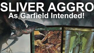 MAGIC AS GARFIELD INTENDED! Legacy 5-Color Slivers. Challenged to play how Garfield wanted MTG