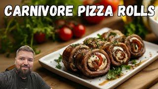 These Carnivore Pizza Rolls are insanely delicious and low carb! Must TRY Recipe