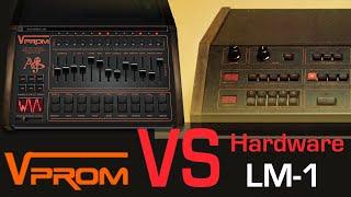 VProm plug-in vs Hardware LM-1