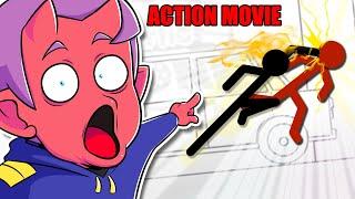 Pros do a Stickman Fight Scene Animation in Gartic Phone (No Time Limit)