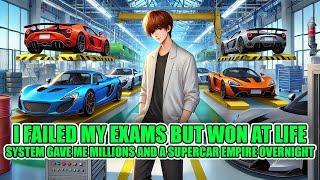 I Failed My College Exams, but Activated the Global Luxury System, It Gave Me Factory of Sports Cars