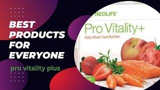 What are the benefits of taking gnld neolife provitality supplements-how does provitality