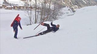 Sky Man Face Plants As He Attempts Biathlon Ahead Of Sochi