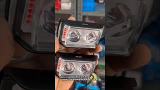 ARZR dual lens fog lights with red blue cop flasher (switch free)