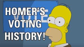 Homer Simpson's Voting History