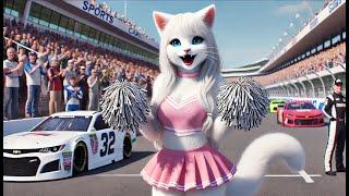 Cat's loves F1 Racing - Mother's love️ #cat #cute #ai #catlover #catvideos #cutecat #aicat