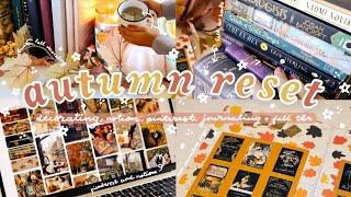 preparing for autumn  decorating, notion, journaling & fall tbr