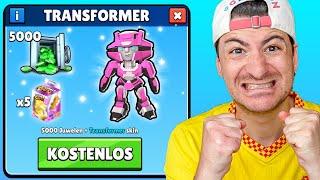 0€ TRASNFORMERS SKIN in Stumble Guys 