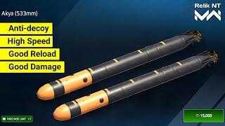 Akya (533mm) Anti-decoy Torpedo Review And Gameplay - Modern Warships