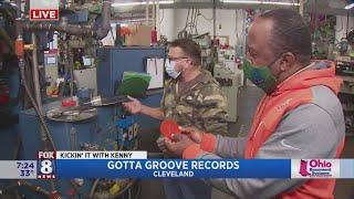 'Gotta Groove Records' shows Kenny how to press a vinyl record