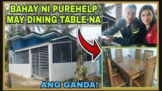 DINING TABLE PARA SA BAHAY NI PUREHELP DUMATING NA BINTANA SOBRANG DUMI