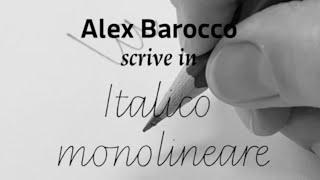 Manuale di Calligrafia | Italico monolineare con Alex Barocco