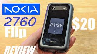 REVIEW: Nokia 2760 Flip - KaiOS 3 Flip Phone for $20 - Full Walkthrough & Features Explored!