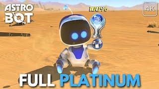 Astro Bot - Full Game 100% Platinum Longplay PS5 Walkthrough (All Trophies) No Commentary Immersive