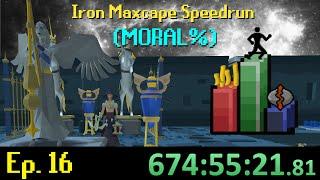 the numbers are finally going up  |  iron maxcape speedrun (moral%) Ep. 16